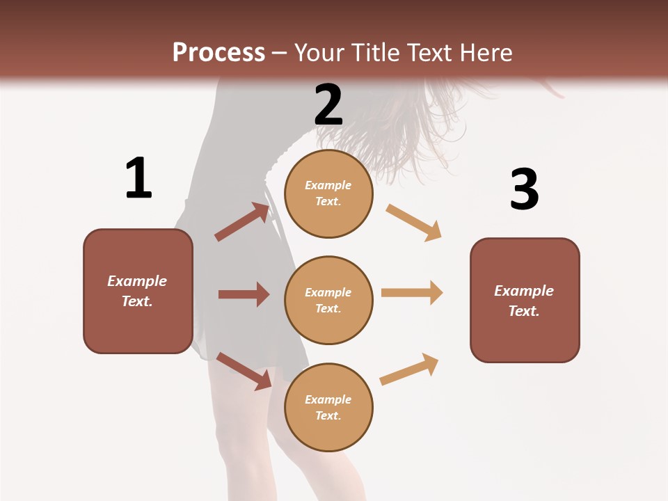 Fitness Girl Posing PowerPoint Template
