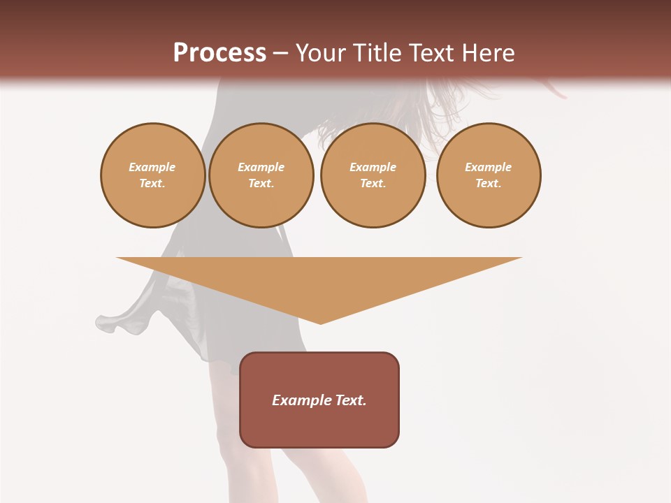 Fitness Girl Posing PowerPoint Template