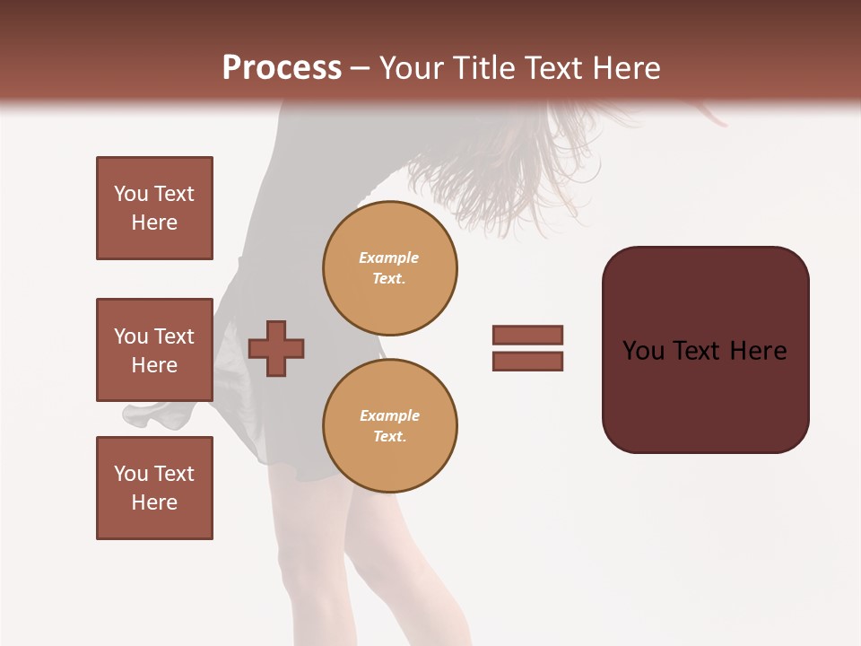 Fitness Girl Posing PowerPoint Template