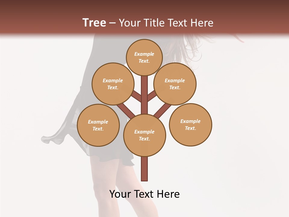 Fitness Girl Posing PowerPoint Template