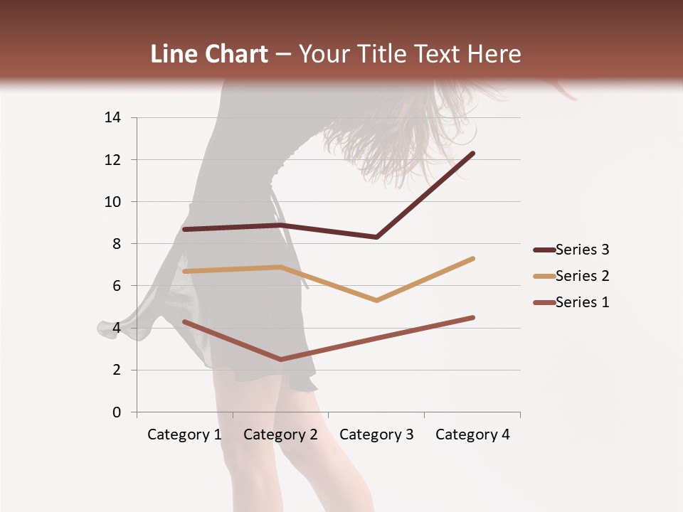 Fitness Girl Posing PowerPoint Template