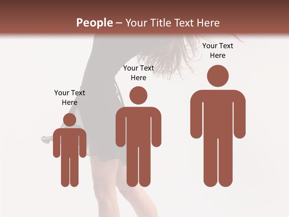 Fitness Girl Posing PowerPoint Template