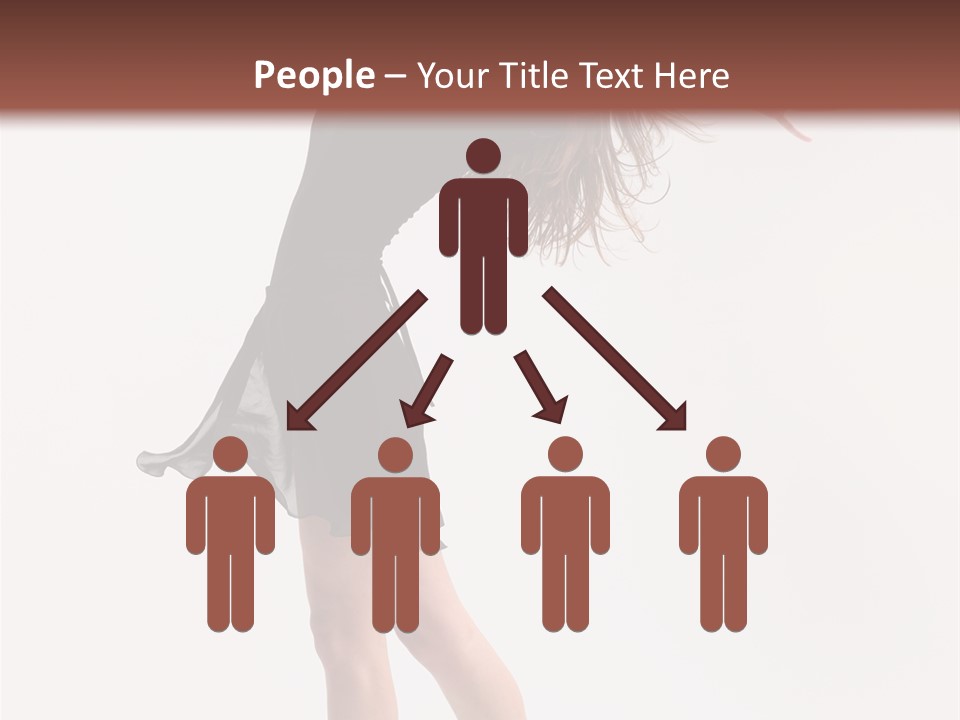 Fitness Girl Posing PowerPoint Template