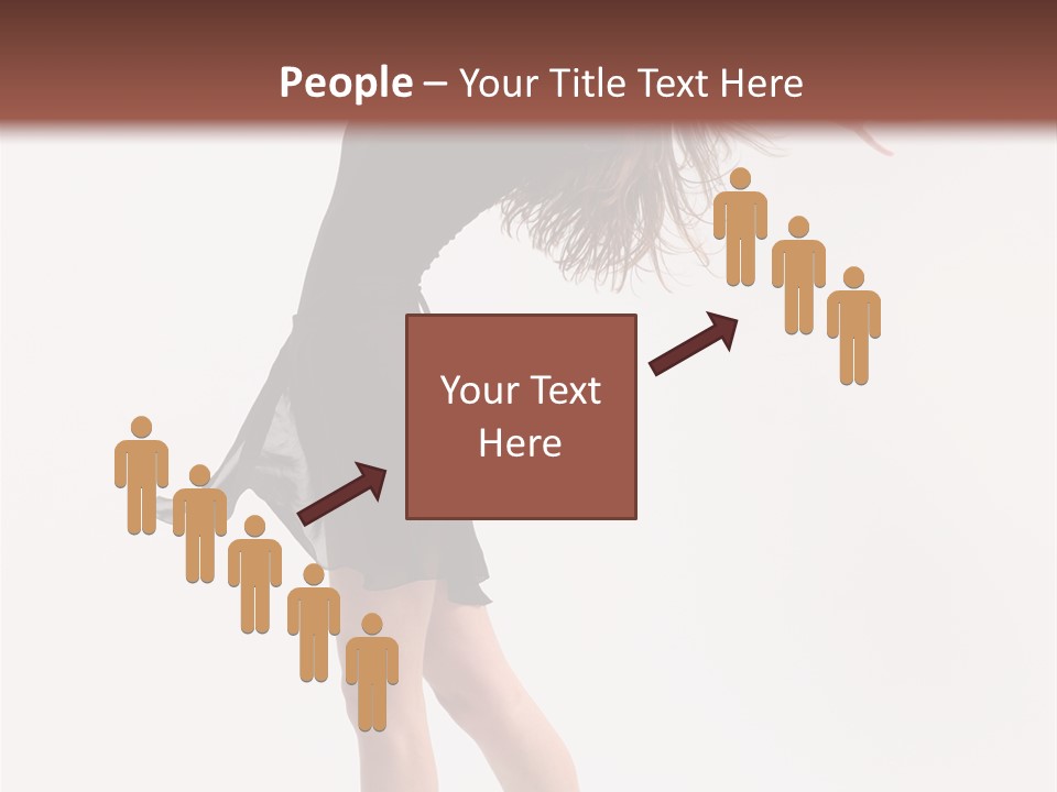 Fitness Girl Posing PowerPoint Template