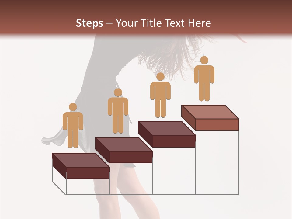 Fitness Girl Posing PowerPoint Template