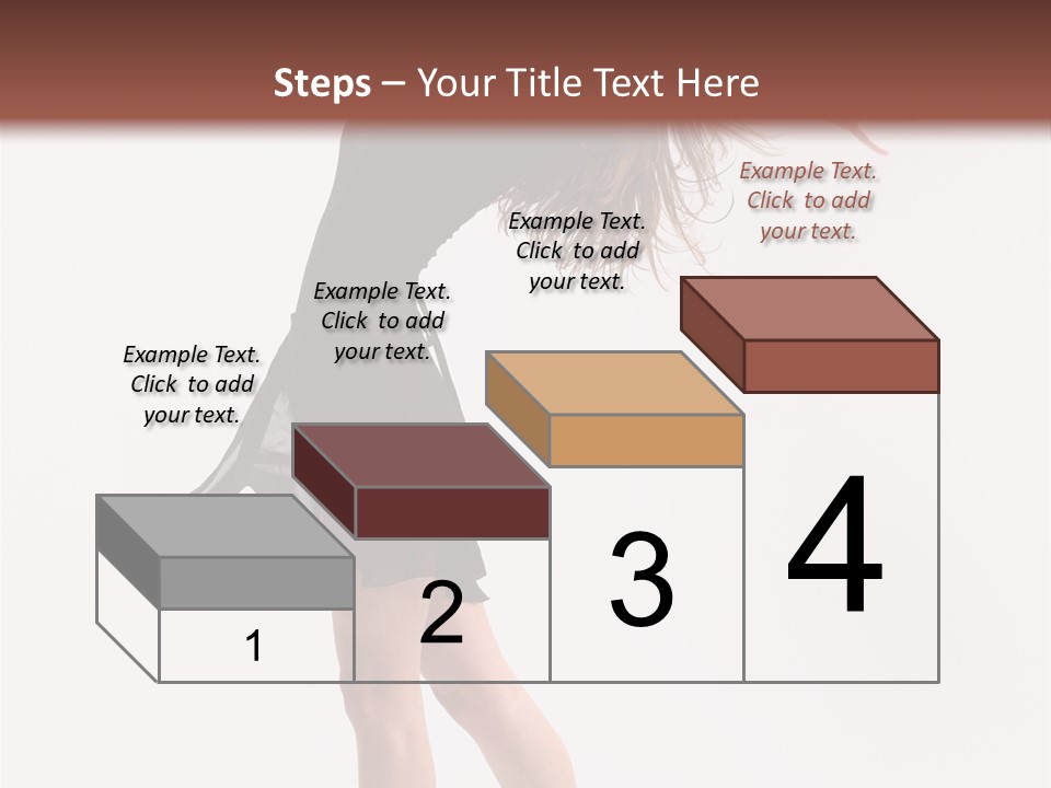 Fitness Girl Posing PowerPoint Template