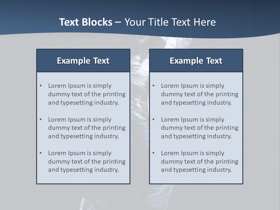 Modern Behavior Exercise PowerPoint Template