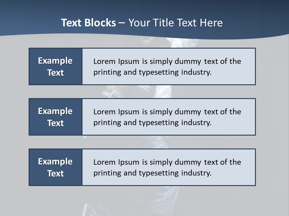 Modern Behavior Exercise PowerPoint Template