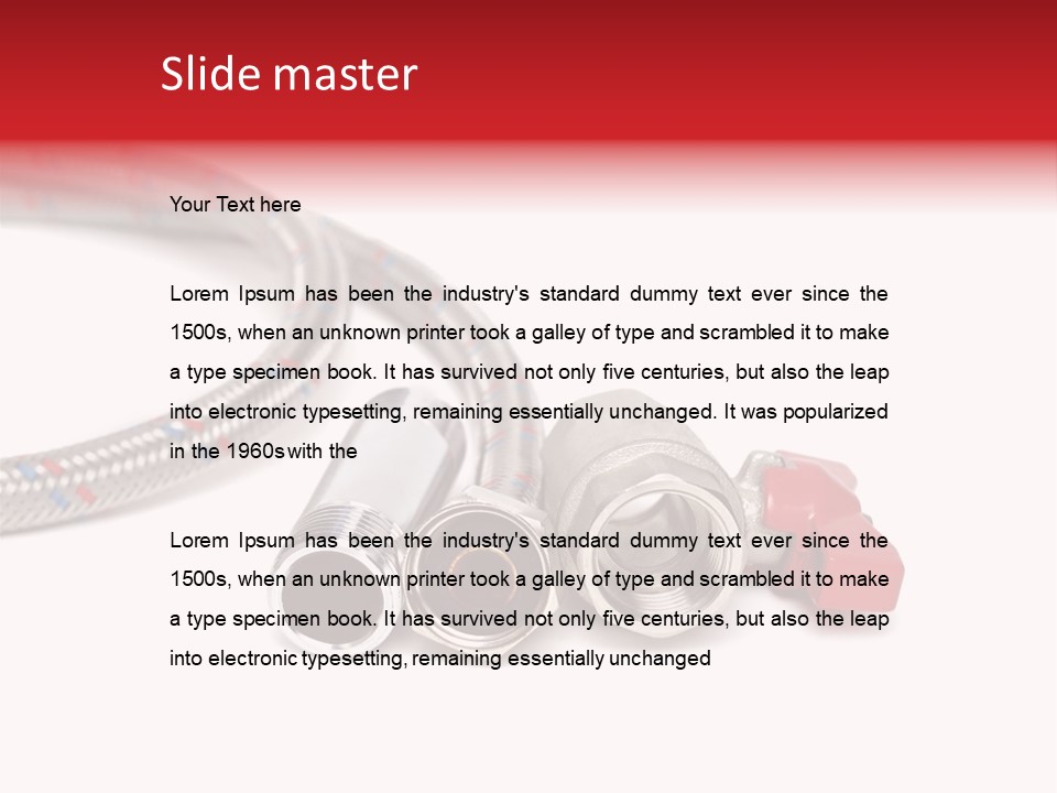 Plastic Photography Metal PowerPoint Template