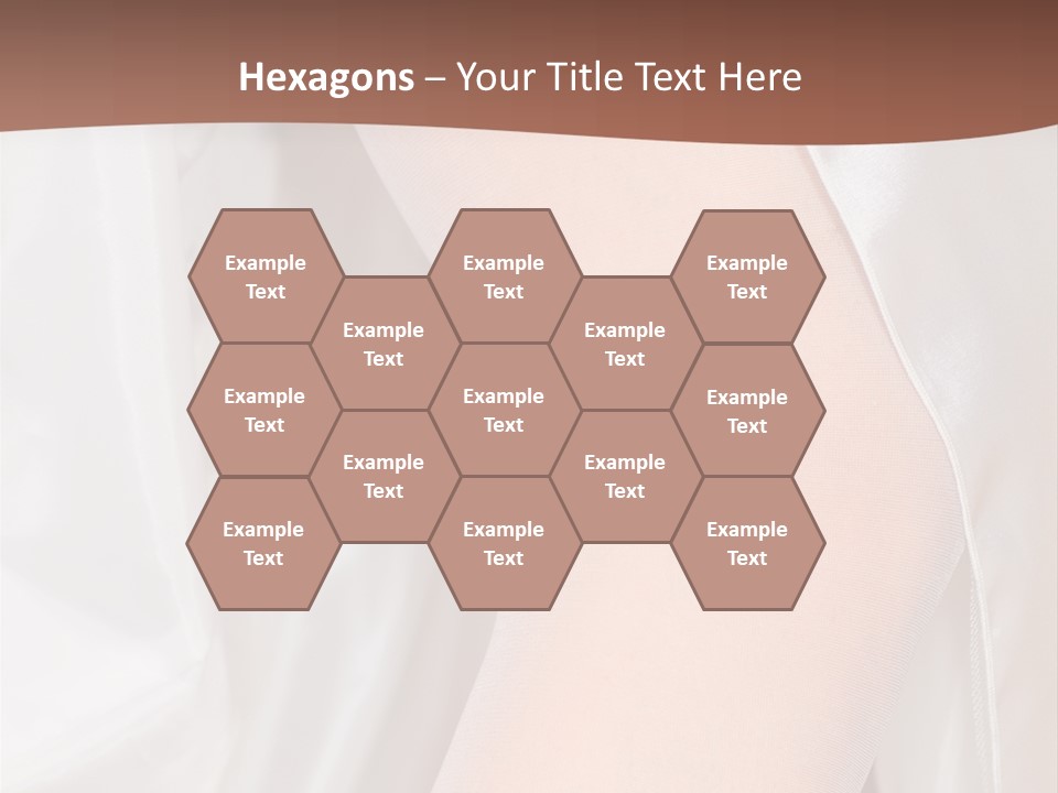 Romance Bride Textile PowerPoint Template