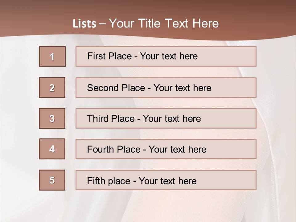 Romance Bride Textile PowerPoint Template