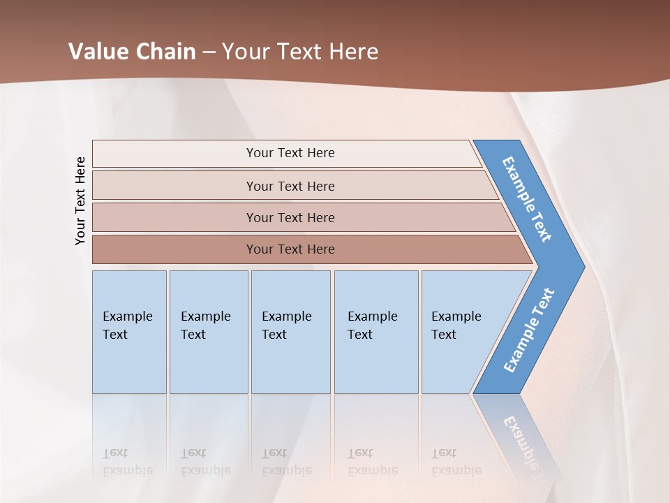 Romance Bride Textile PowerPoint Template