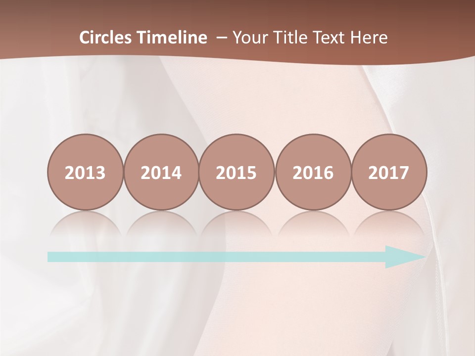 Romance Bride Textile PowerPoint Template