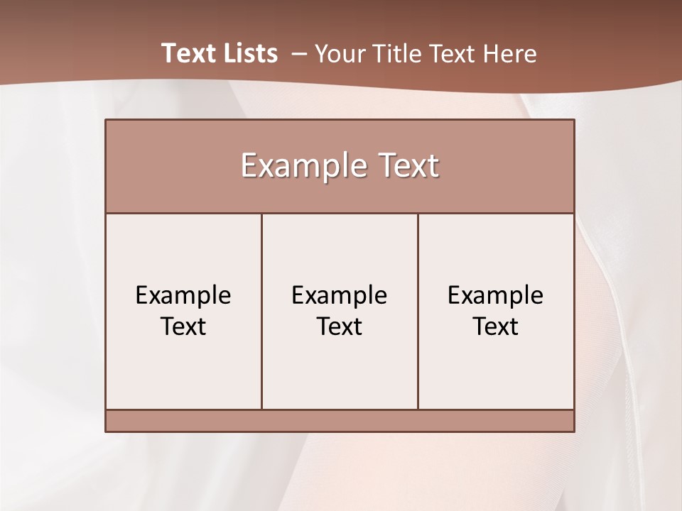 Romance Bride Textile PowerPoint Template
