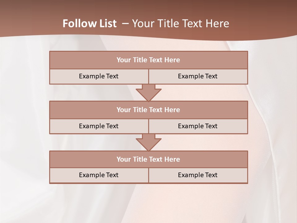 Romance Bride Textile PowerPoint Template