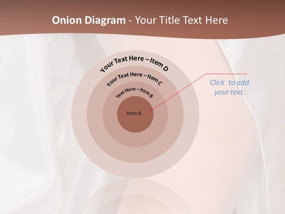 Romance Bride Textile PowerPoint Template