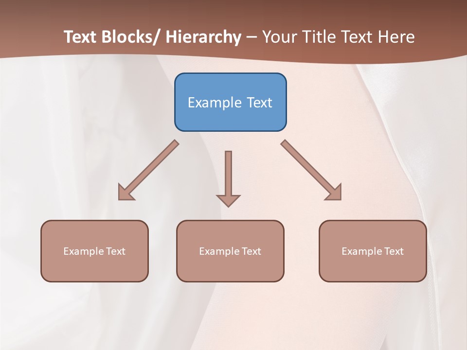 Romance Bride Textile PowerPoint Template