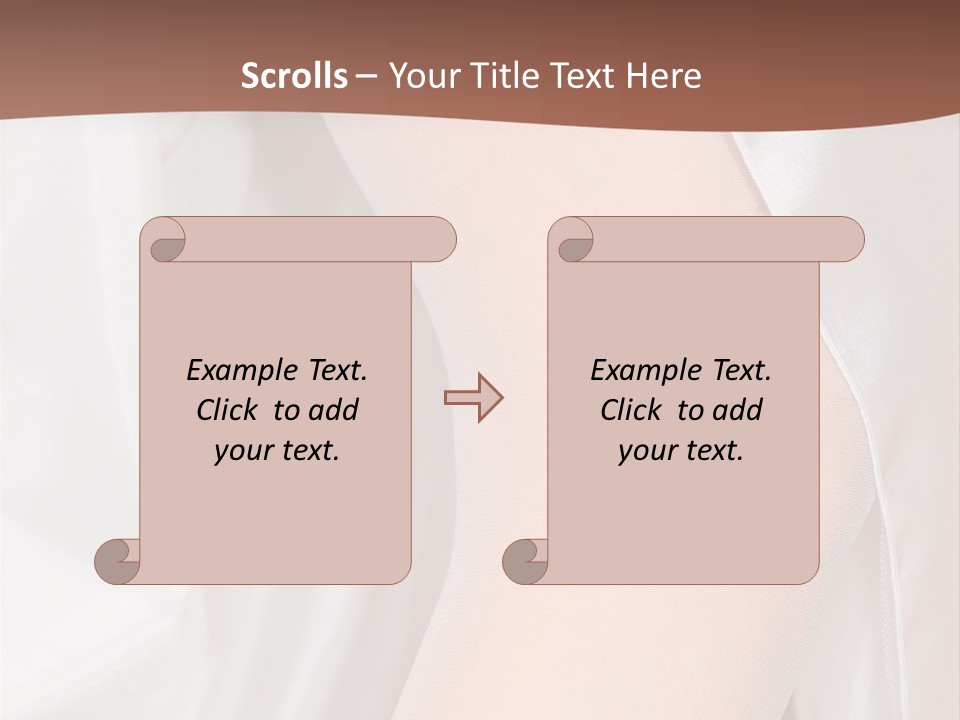 Romance Bride Textile PowerPoint Template