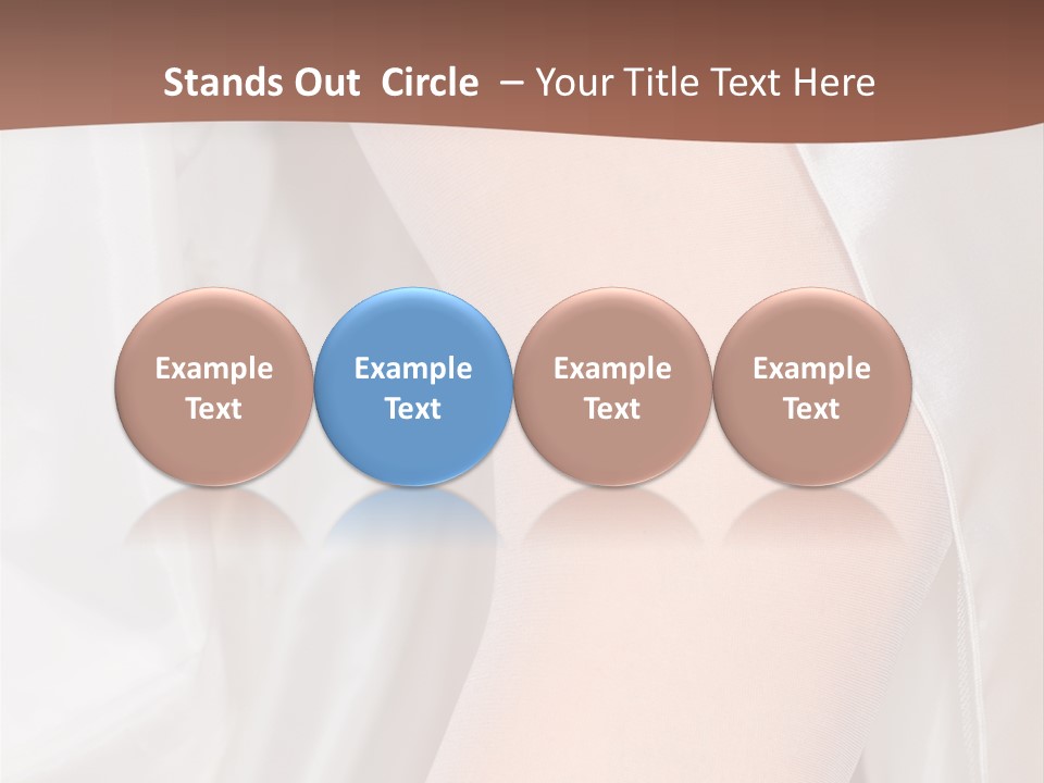 Romance Bride Textile PowerPoint Template