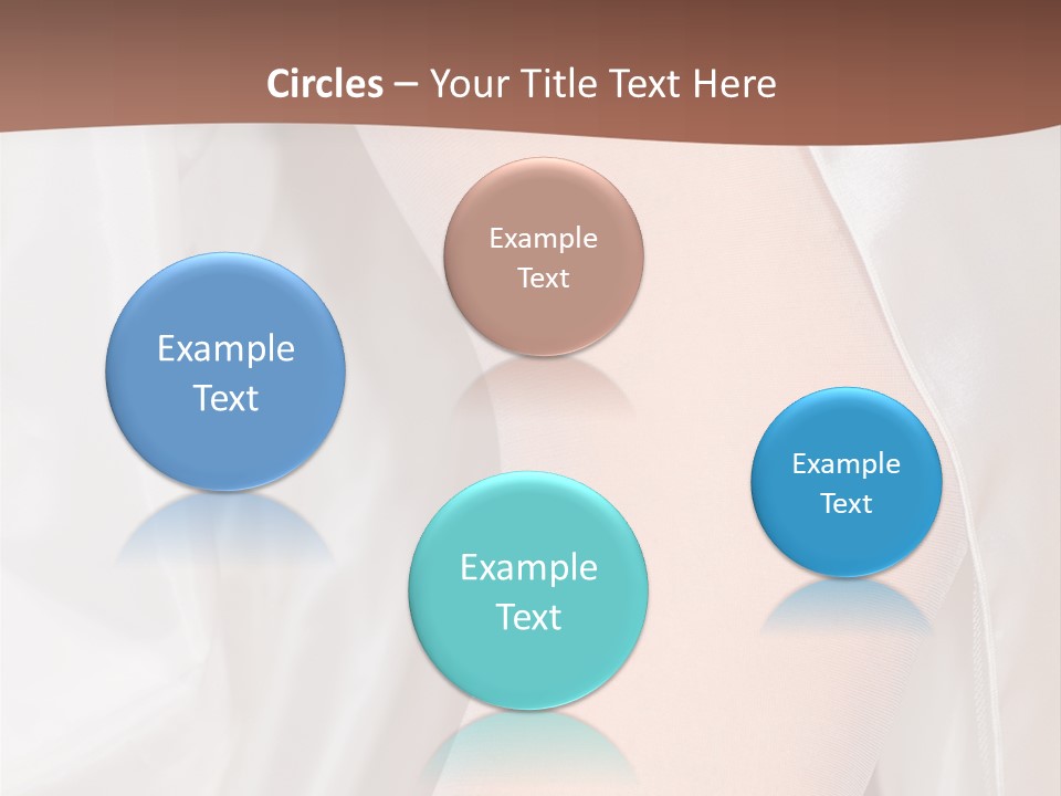 Romance Bride Textile PowerPoint Template