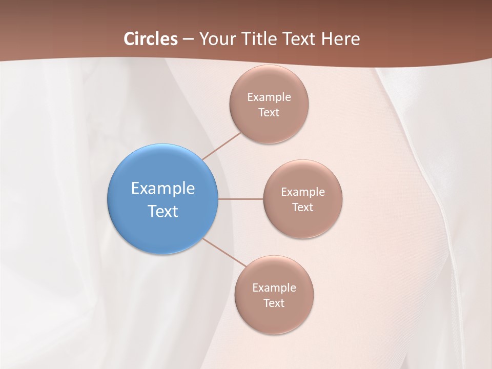 Romance Bride Textile PowerPoint Template