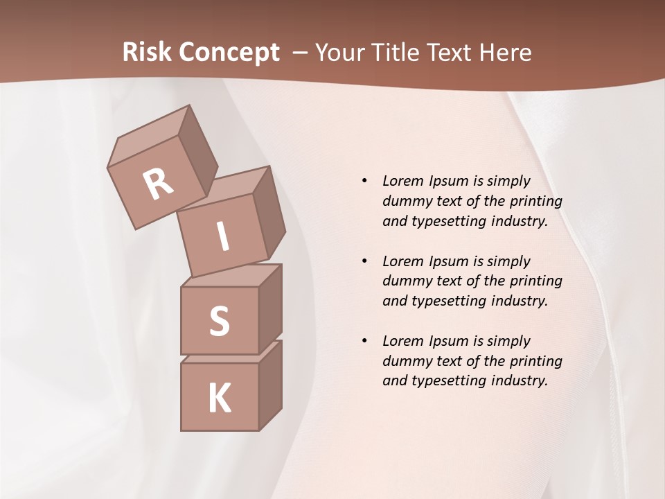 Romance Bride Textile PowerPoint Template