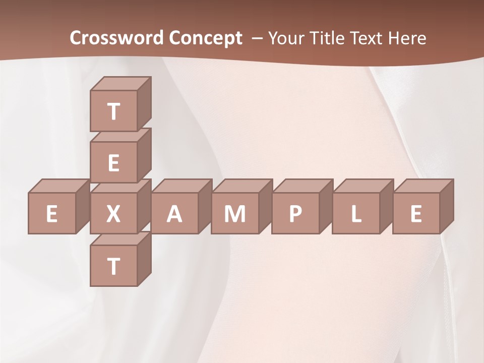 Romance Bride Textile PowerPoint Template