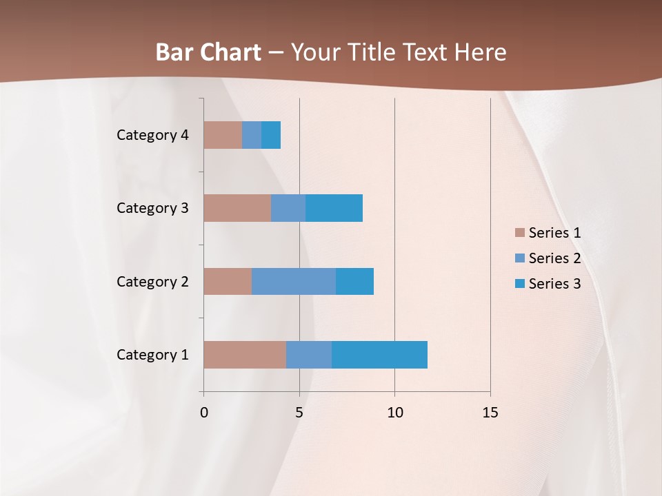 Romance Bride Textile PowerPoint Template