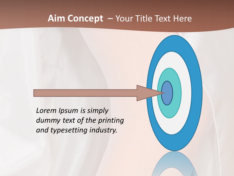 Romance Bride Textile PowerPoint Template