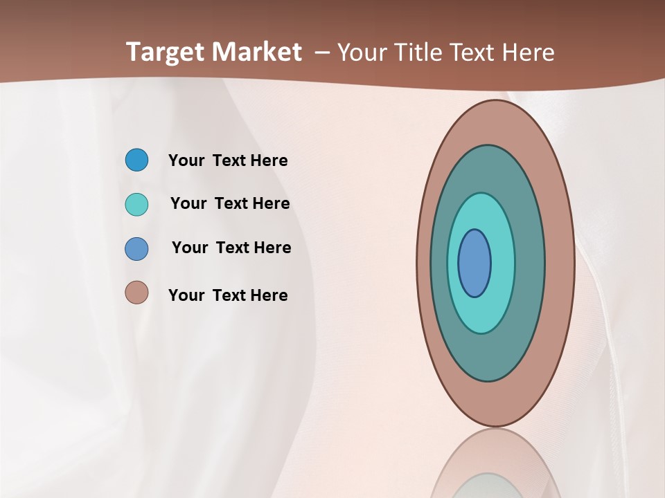 Romance Bride Textile PowerPoint Template