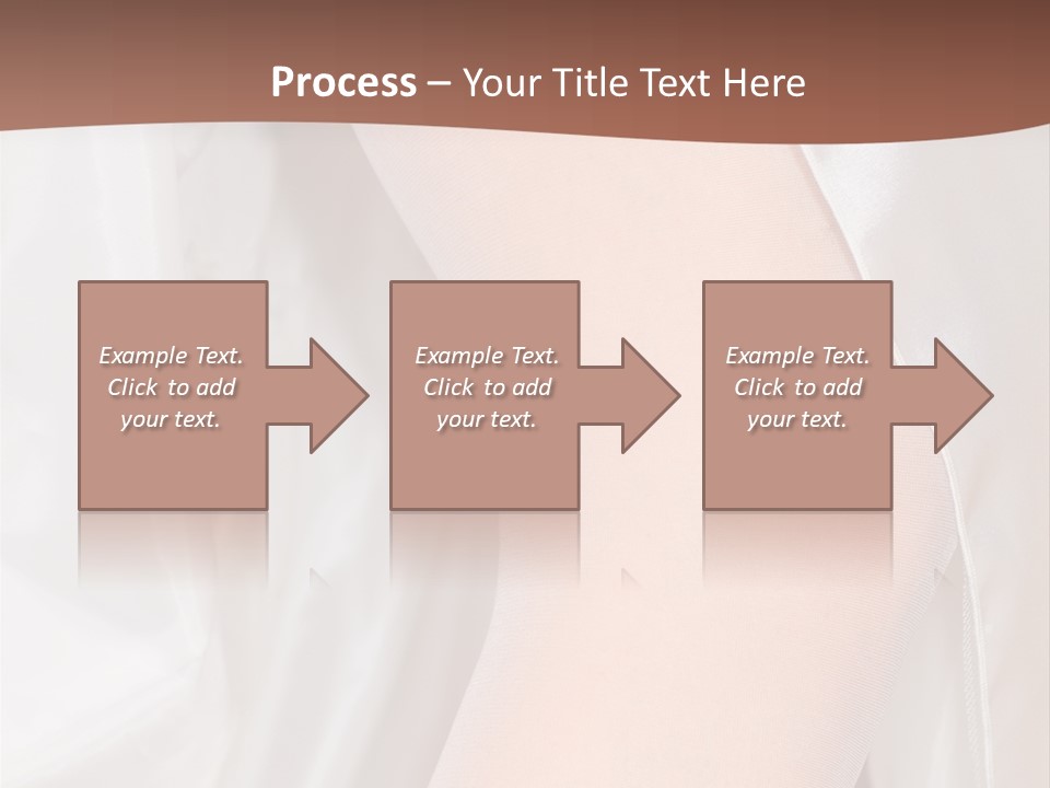 Romance Bride Textile PowerPoint Template