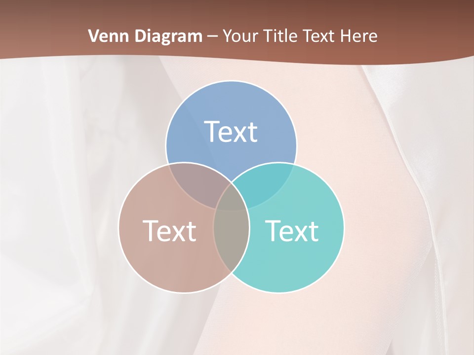 Romance Bride Textile PowerPoint Template