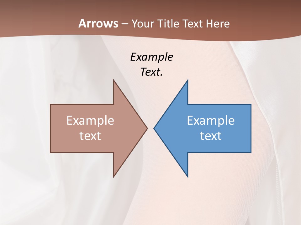 Romance Bride Textile PowerPoint Template