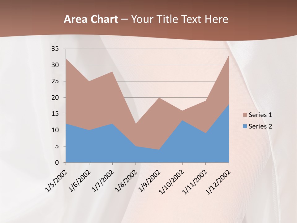 Romance Bride Textile PowerPoint Template