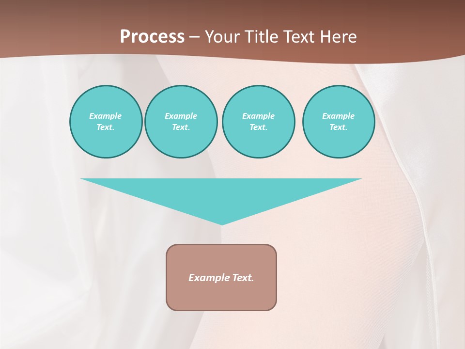 Romance Bride Textile PowerPoint Template