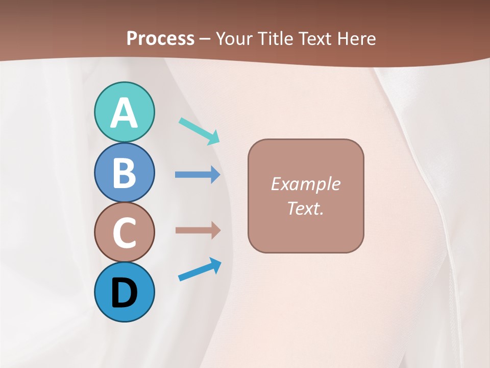 Romance Bride Textile PowerPoint Template