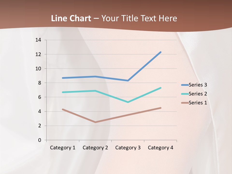 Romance Bride Textile PowerPoint Template