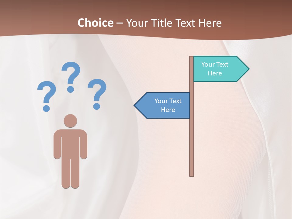 Romance Bride Textile PowerPoint Template