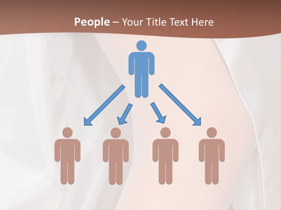 Romance Bride Textile PowerPoint Template