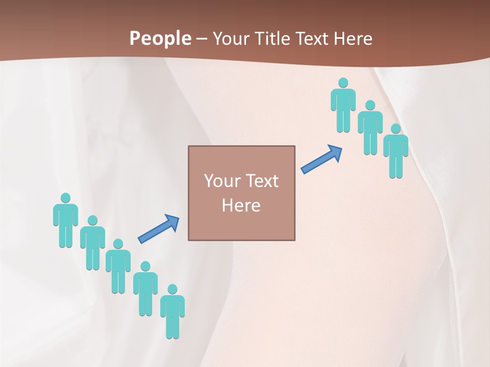 Romance Bride Textile PowerPoint Template