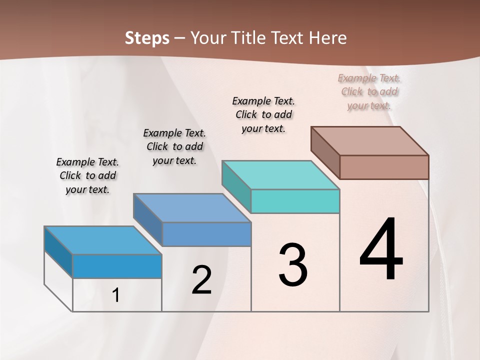 Romance Bride Textile PowerPoint Template