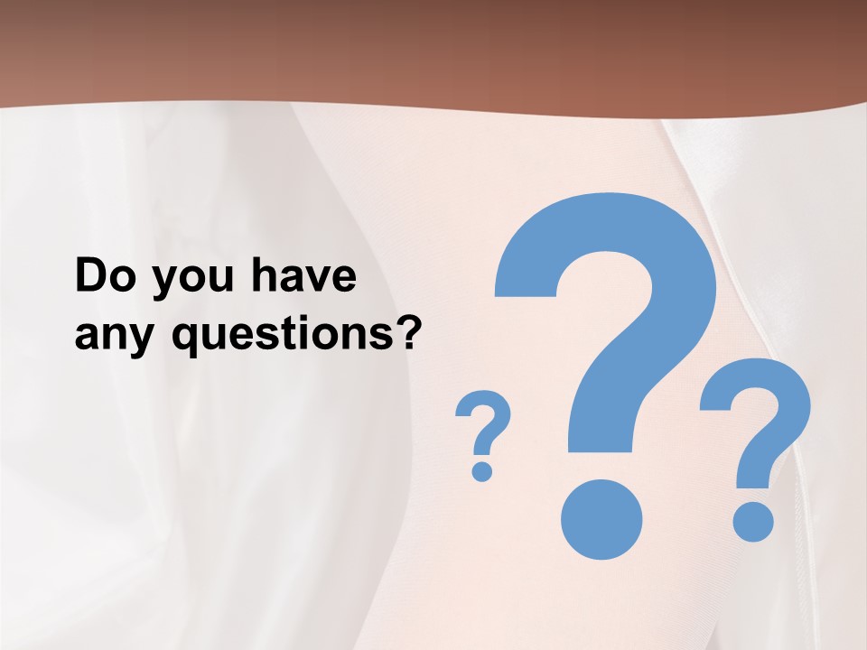 Romance Bride Textile PowerPoint Template