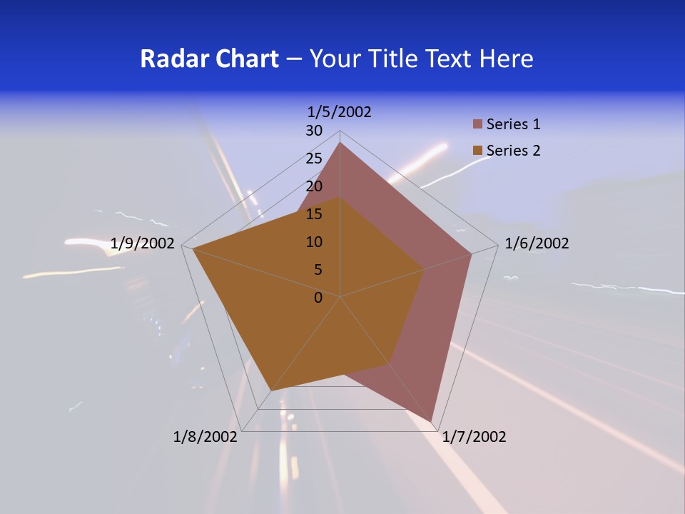 Street Automobile Glow PowerPoint Template