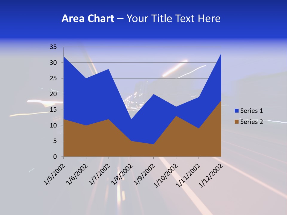 Street Automobile Glow PowerPoint Template