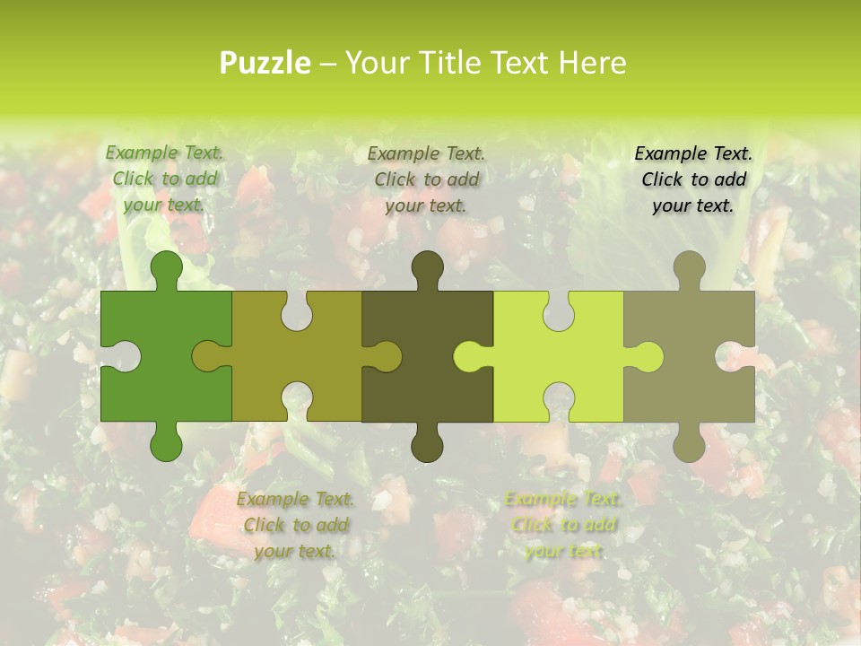 Lebanese Vegetables Tomato PowerPoint Template