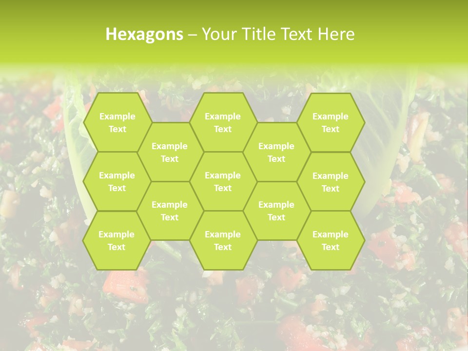 Lebanese Vegetables Tomato PowerPoint Template