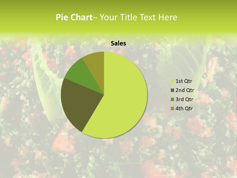 Lebanese Vegetables Tomato PowerPoint Template