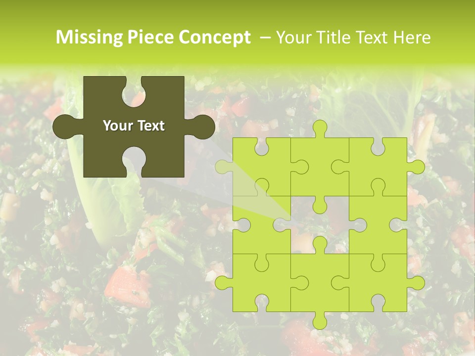 Lebanese Vegetables Tomato PowerPoint Template