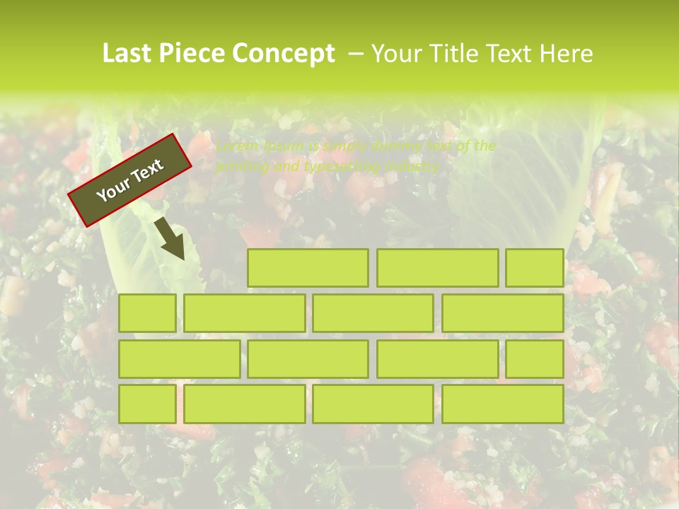 Lebanese Vegetables Tomato PowerPoint Template