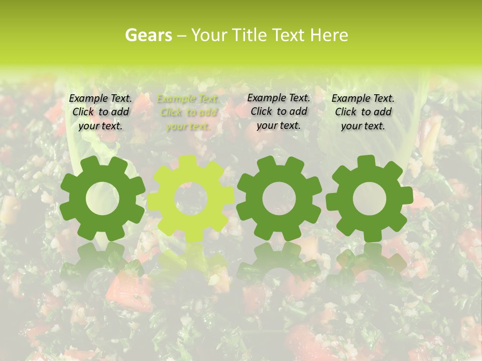 Lebanese Vegetables Tomato PowerPoint Template